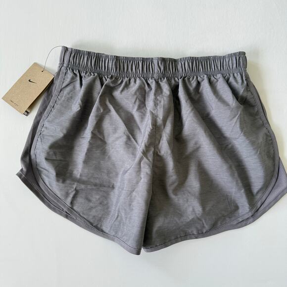 Nike Womens Dri-FIT Tempo Running Shorts in Gunsmoke Grey Size M NWT - Picture 3 of 5
